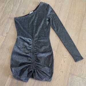 Superdown Shimmering Black Dress